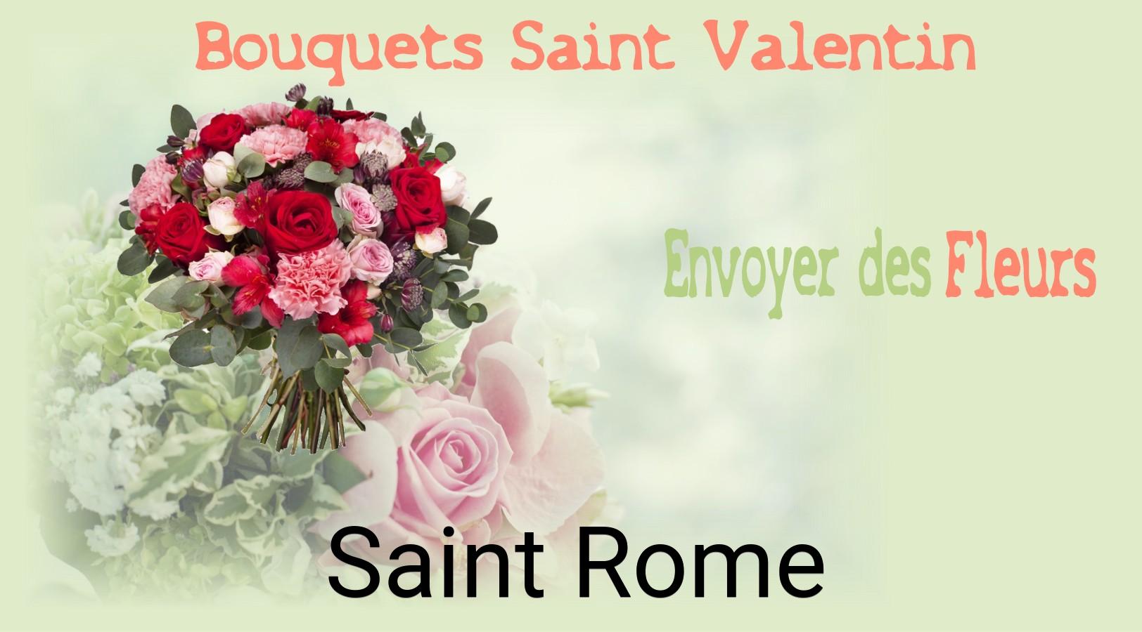 Roses de Saint-Valentin livrées à Saint-Rome